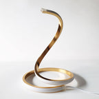 Modern Snake Shape LED Table Lamp with Touch Dimming and Color Changing – Ideal Bedside or Desk Lamp for Living Room