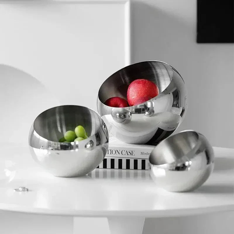 Fruit Bowl Contemporary Countertop Storage Bowl