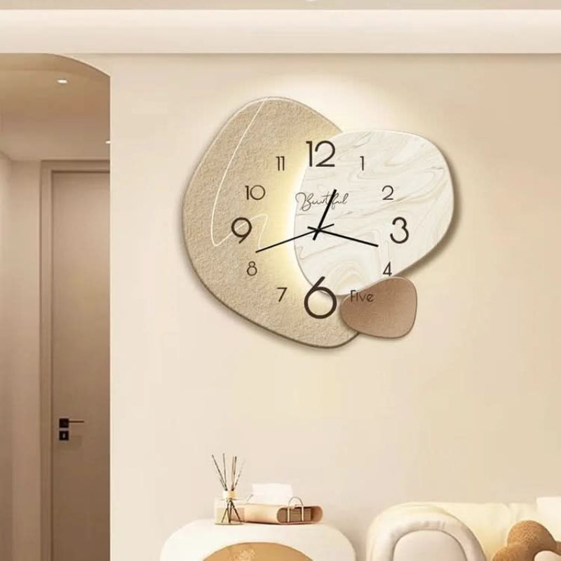 Modern Wall Clock Analog Silent Quartz Movement