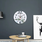 Modern Wall Clock Acrylic DIY Frameless Silent Quartz Design
