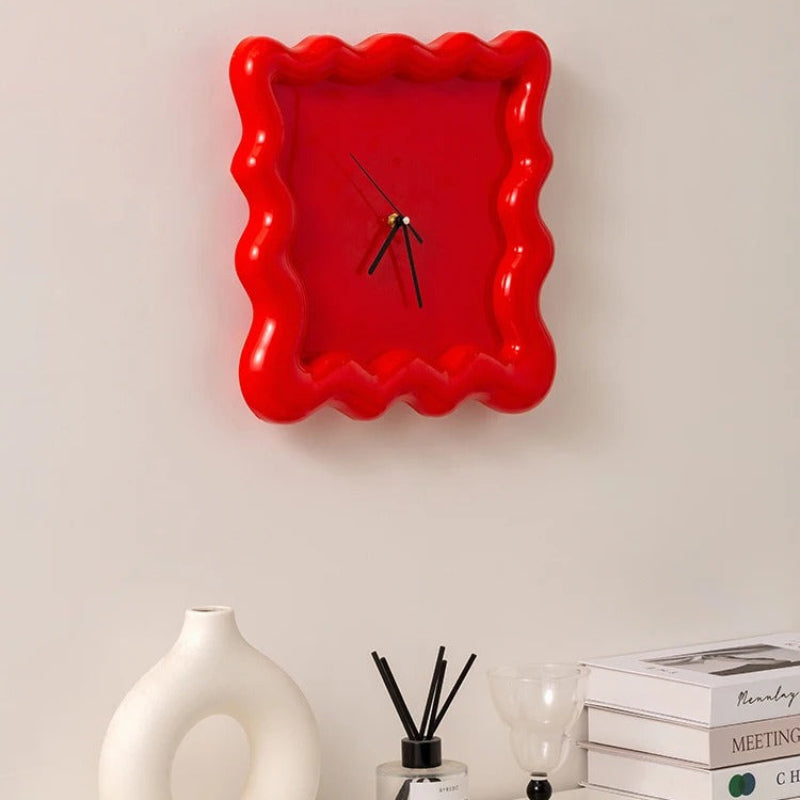 Wall Clock Minimalist Matte ABS Plastic Quiet Operation