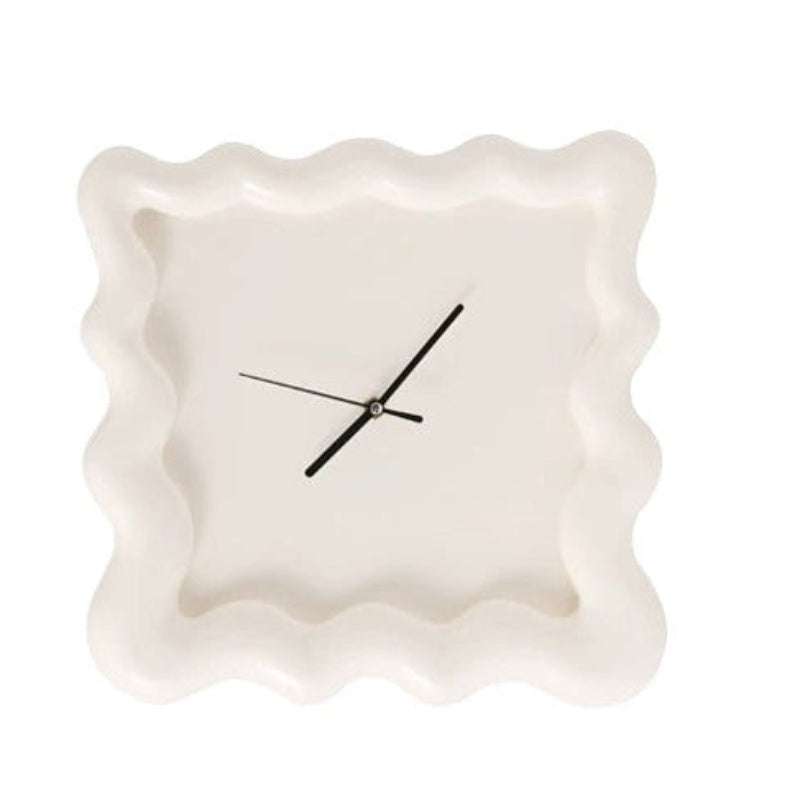 Wall Clock Minimalist Matte ABS Plastic Quiet Operation