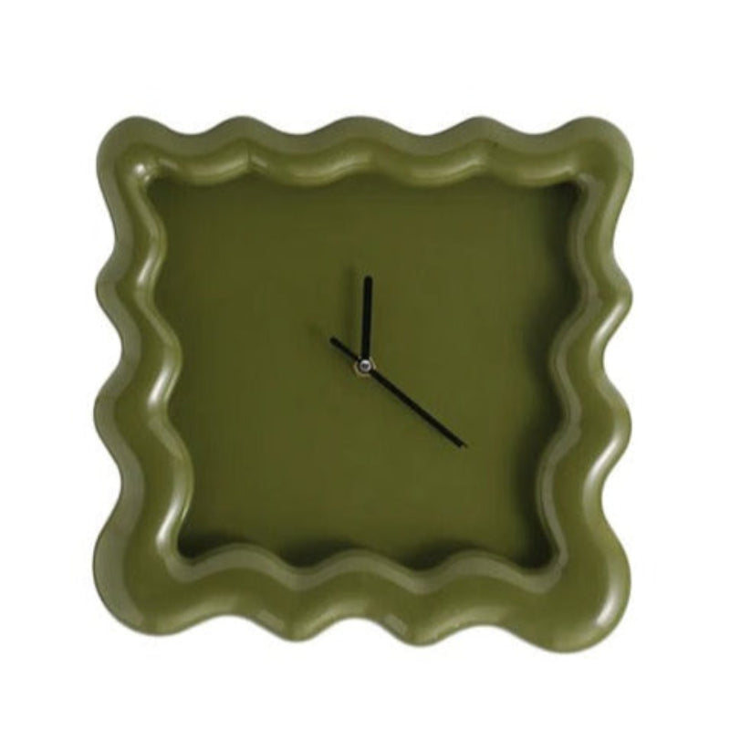 Wall Clock Minimalist Matte ABS Plastic Quiet Operation