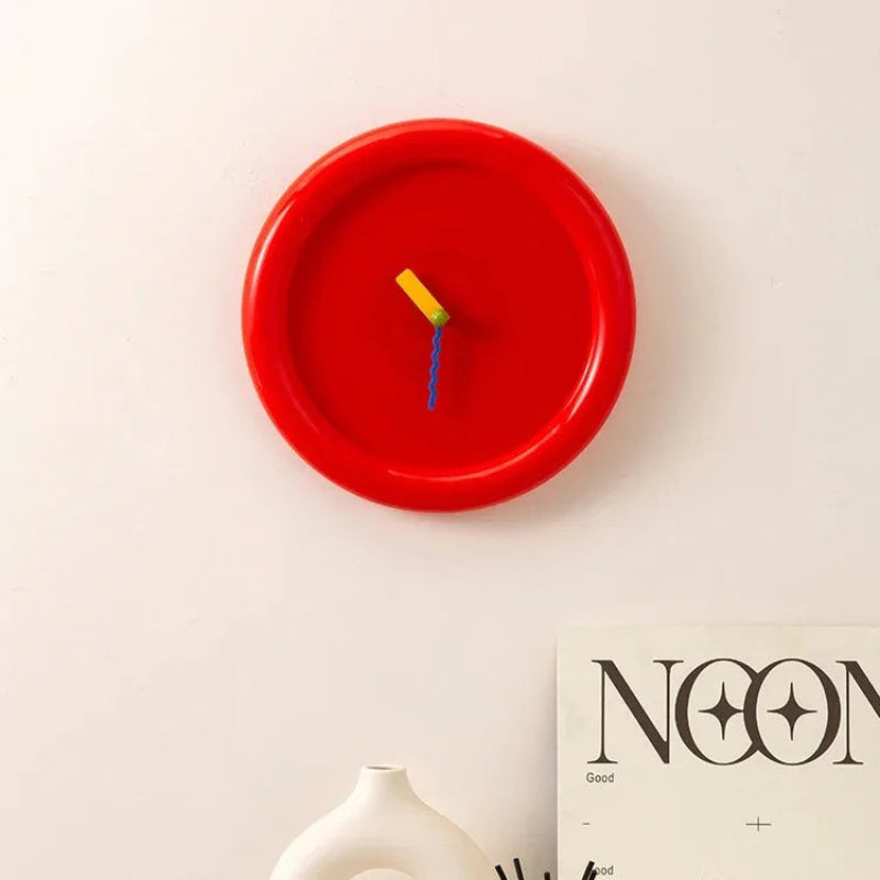 Wall Clock Acrylic MDF Silent Sweep Movement Modern Indoor Design
