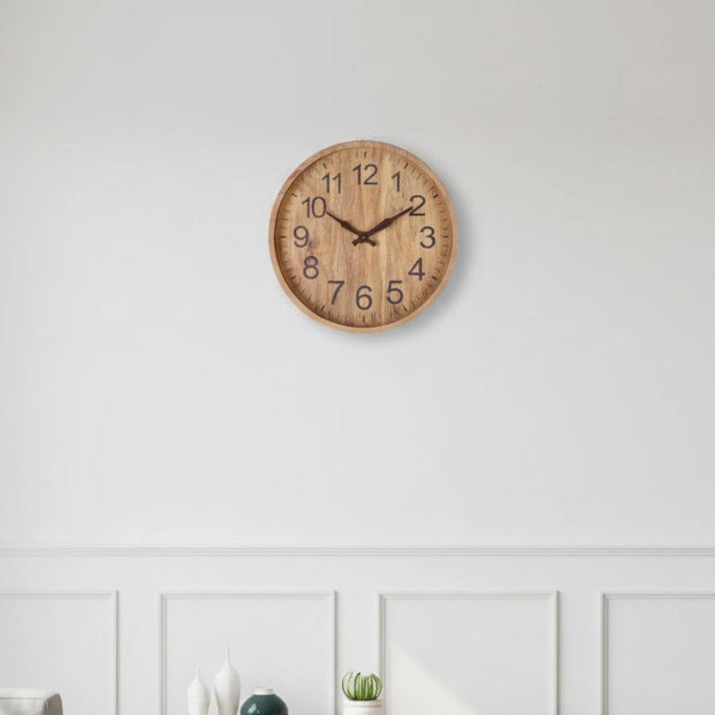 Wall Clock Silent Quartz Modern Indoor Home Clock