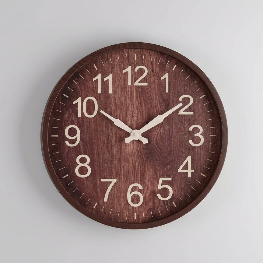 Wall Clock Silent Quartz Modern Indoor Home Clock