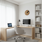 Walnut Wall Clock Premium Wood Minimalist Wall Mounted Design