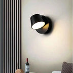 BrightGlow LED Wall Lamp | Rotatable Shade, Modern Aluminium Design