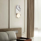 Aria Wandlamp | Marmerlook, Opaalglas, Modern Design
