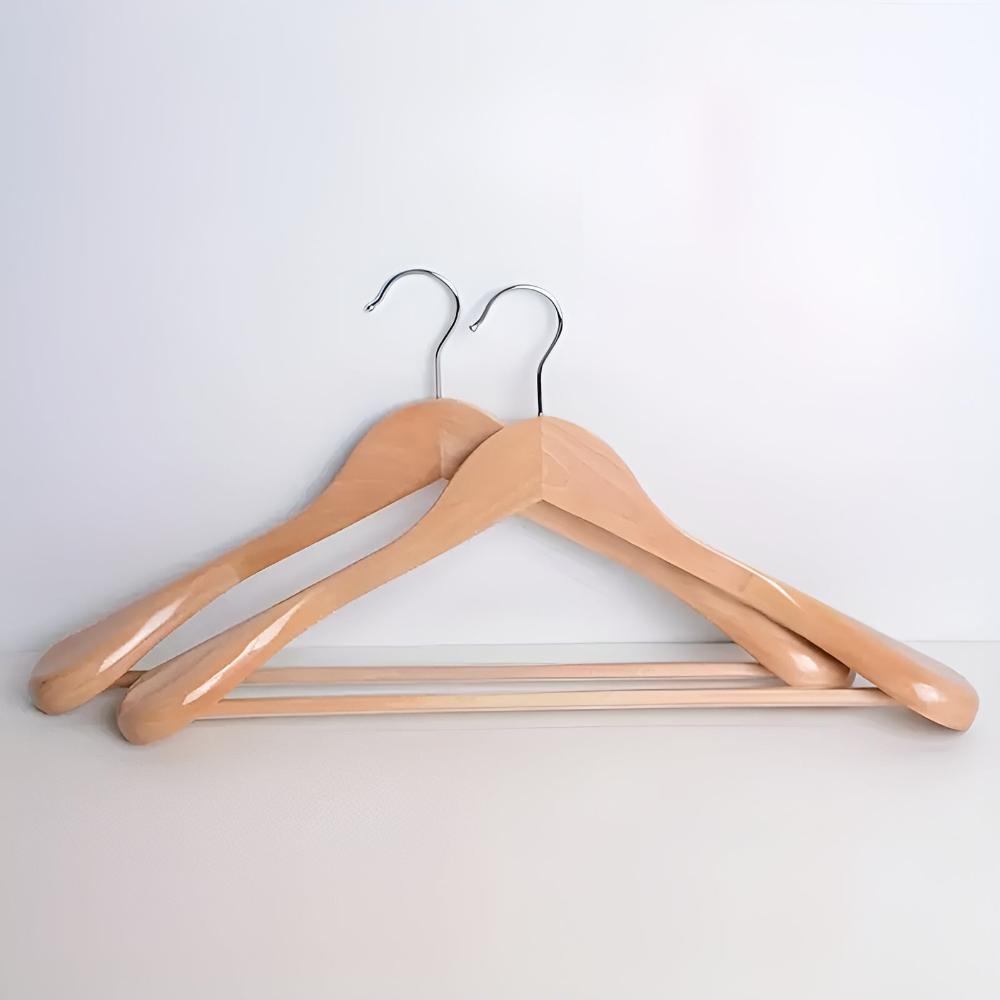 ModusAkzent: Wooden Hanger – Elegant, Sturdy & Versatile for Suits, Shirts & Coats