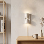 Mollo Plug-In Folded Resin Wall Sconce