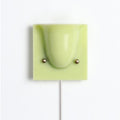 Mollo Plug-In Folded Resin Wall Sconce