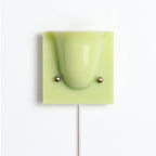Mollo Plug-In Folded Resin Wall Sconce