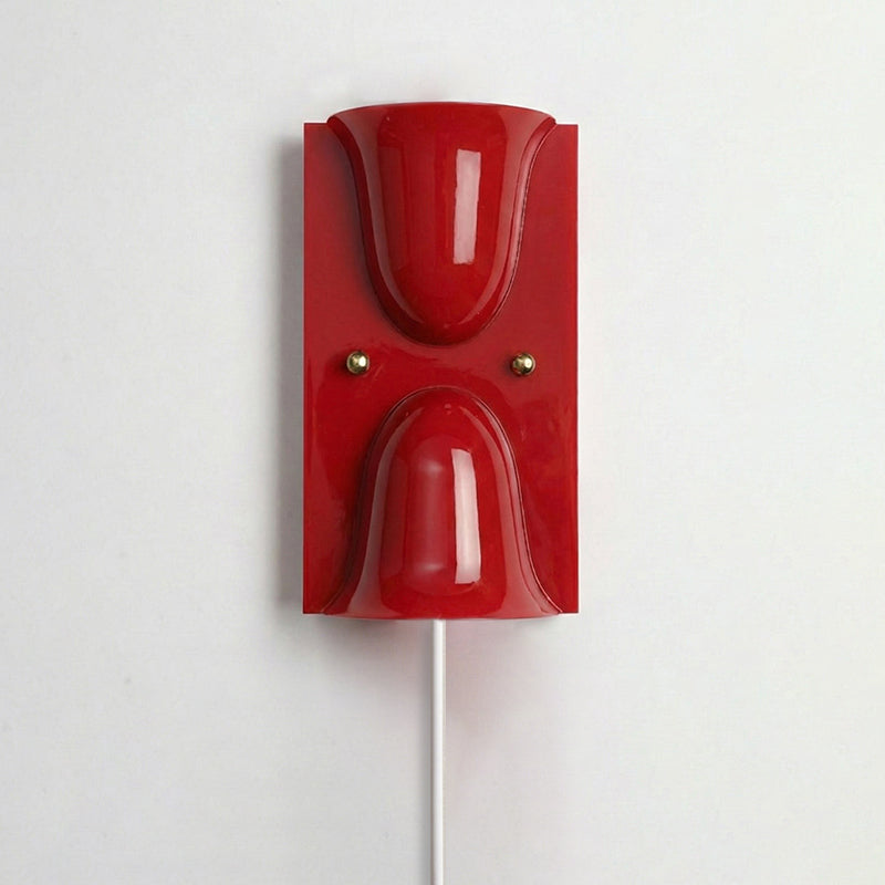 Mollo Plug-In Folded Resin Wall Sconce