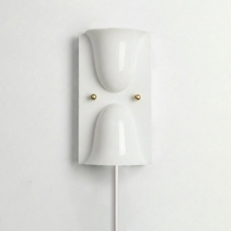 Mollo Plug-In Folded Resin Wall Sconce