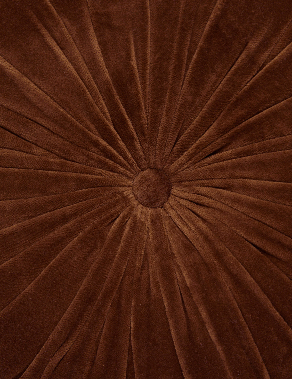 Mira Velvet Round Pillow | Pleated Texture, Soft Hues