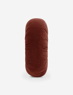 Mira Velvet Round Pillow | Pleated Texture, Soft Hues
