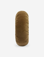 Mira Velvet Round Pillow | Pleated Texture, Soft Hues
