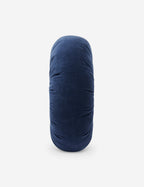 Mira Velvet Round Pillow | Pleated Texture, Soft Hues