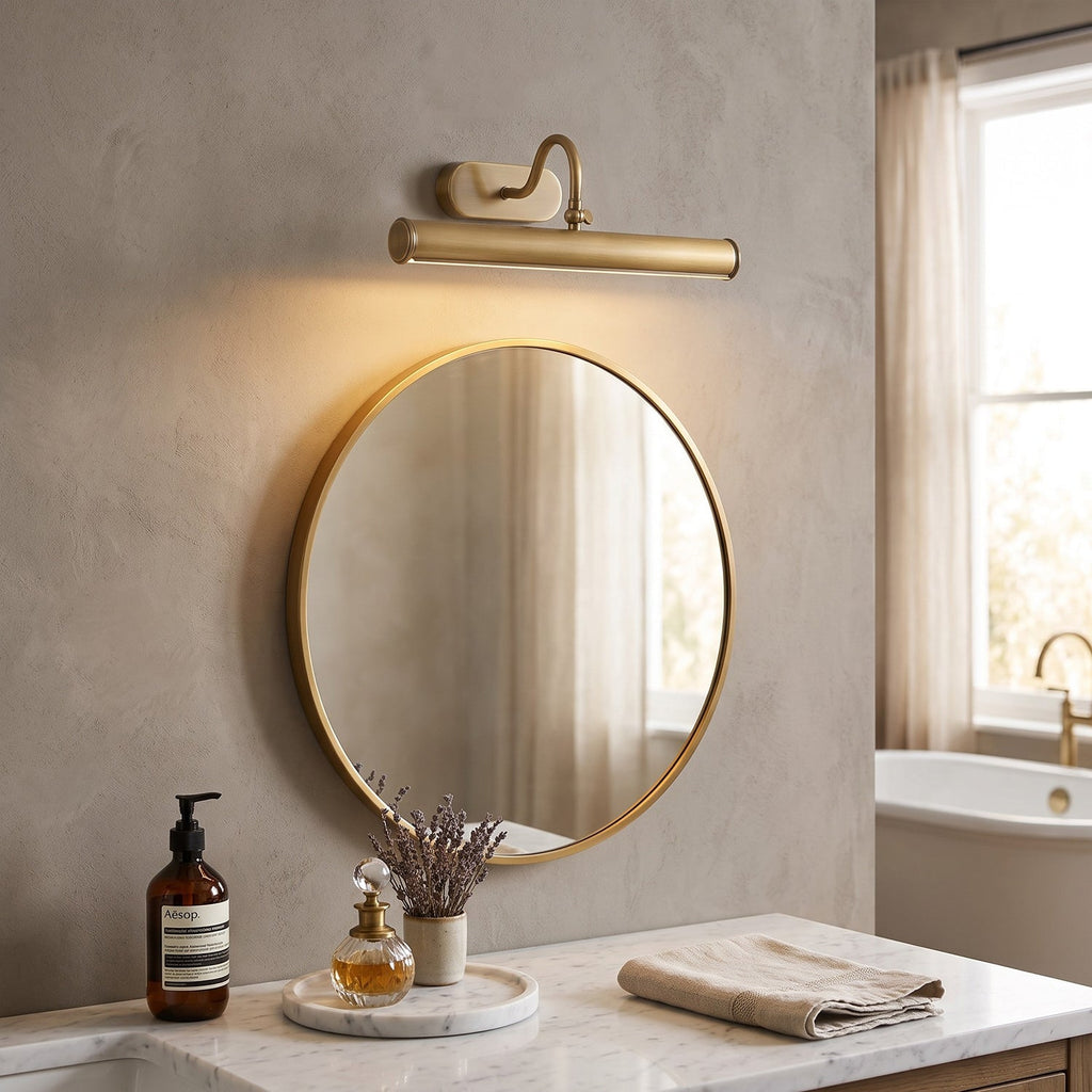 Montgomery Antique Brass Vanity Sconce