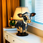 MooLume: LED Table Lamp in Cow Design with Warm White Light & USB Connection – for Children's Rooms & Bedrooms