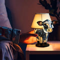 MooLume: LED Table Lamp in Cow Design with Warm White Light & USB Connection – for Children's Rooms & Bedrooms