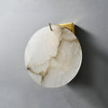 Moonshade Alabaster Disc Wall Sconce