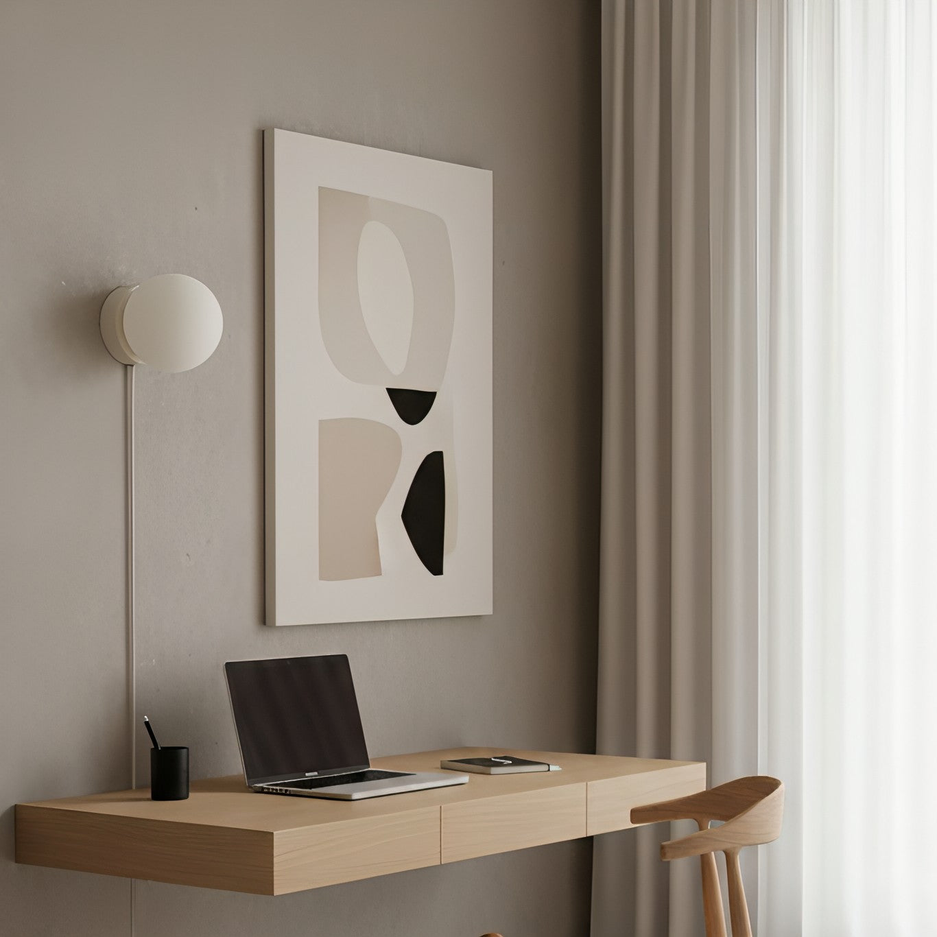 Moorsa Plug-In Glass Globe Wall Sconce