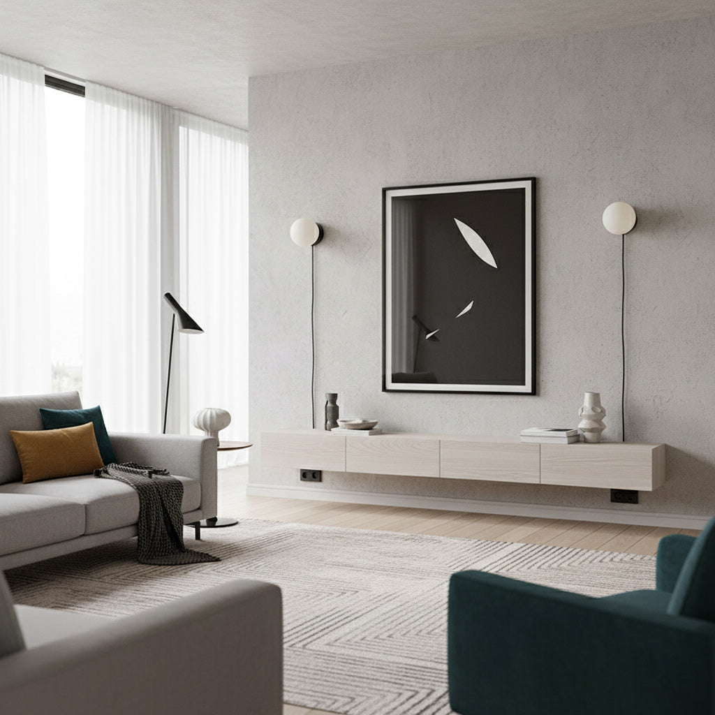 Moorsa Plug-In Glass Globe Wall Sconce