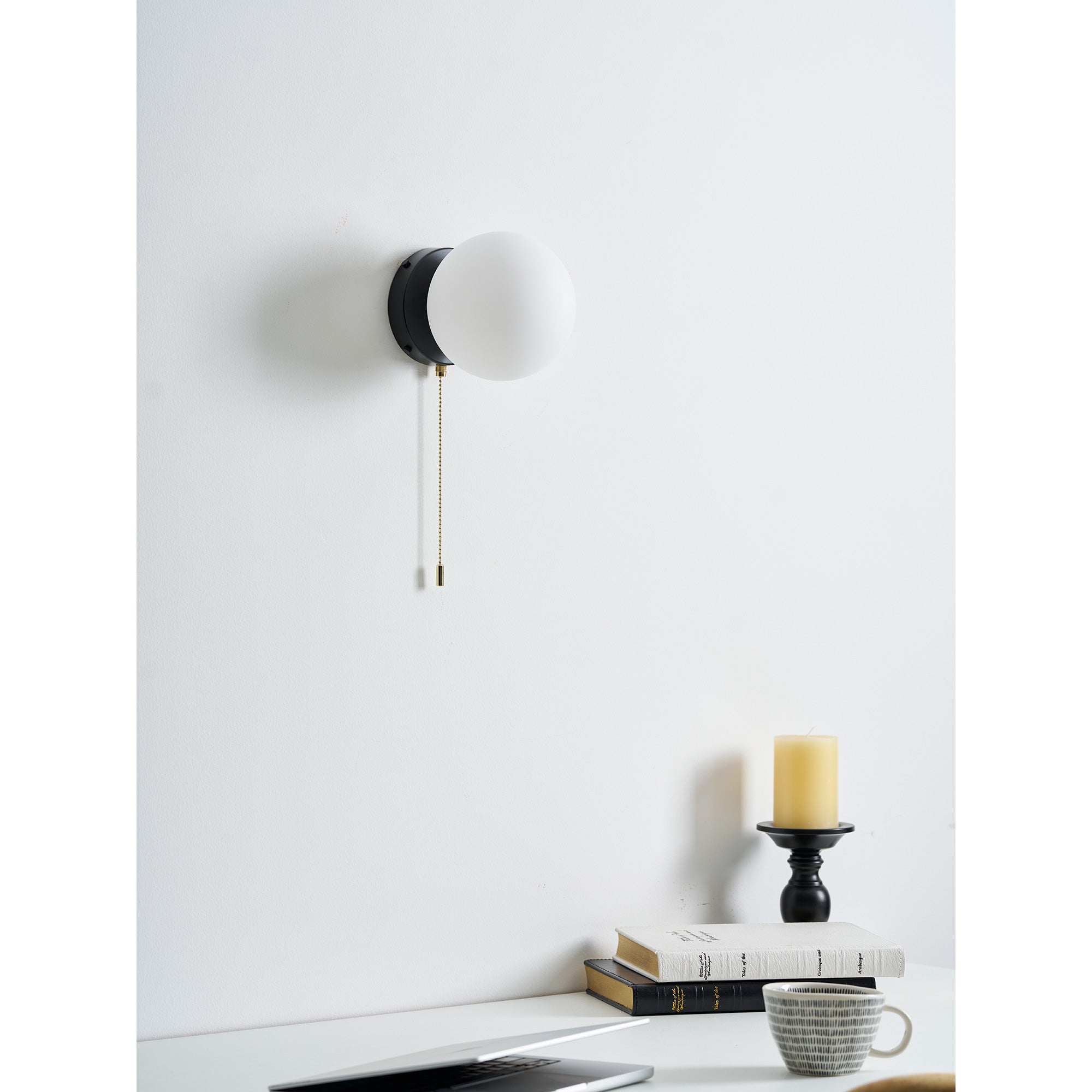 Moorsa Glass Globe Wall Sconce