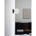 Moorsa Glass Globe Wall Sconce