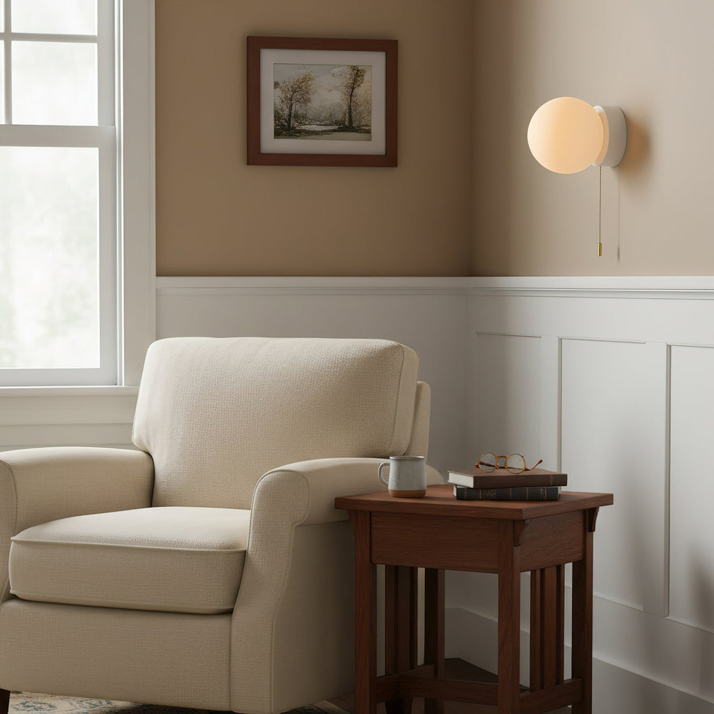 Moorsa Glass Globe Wall Sconce