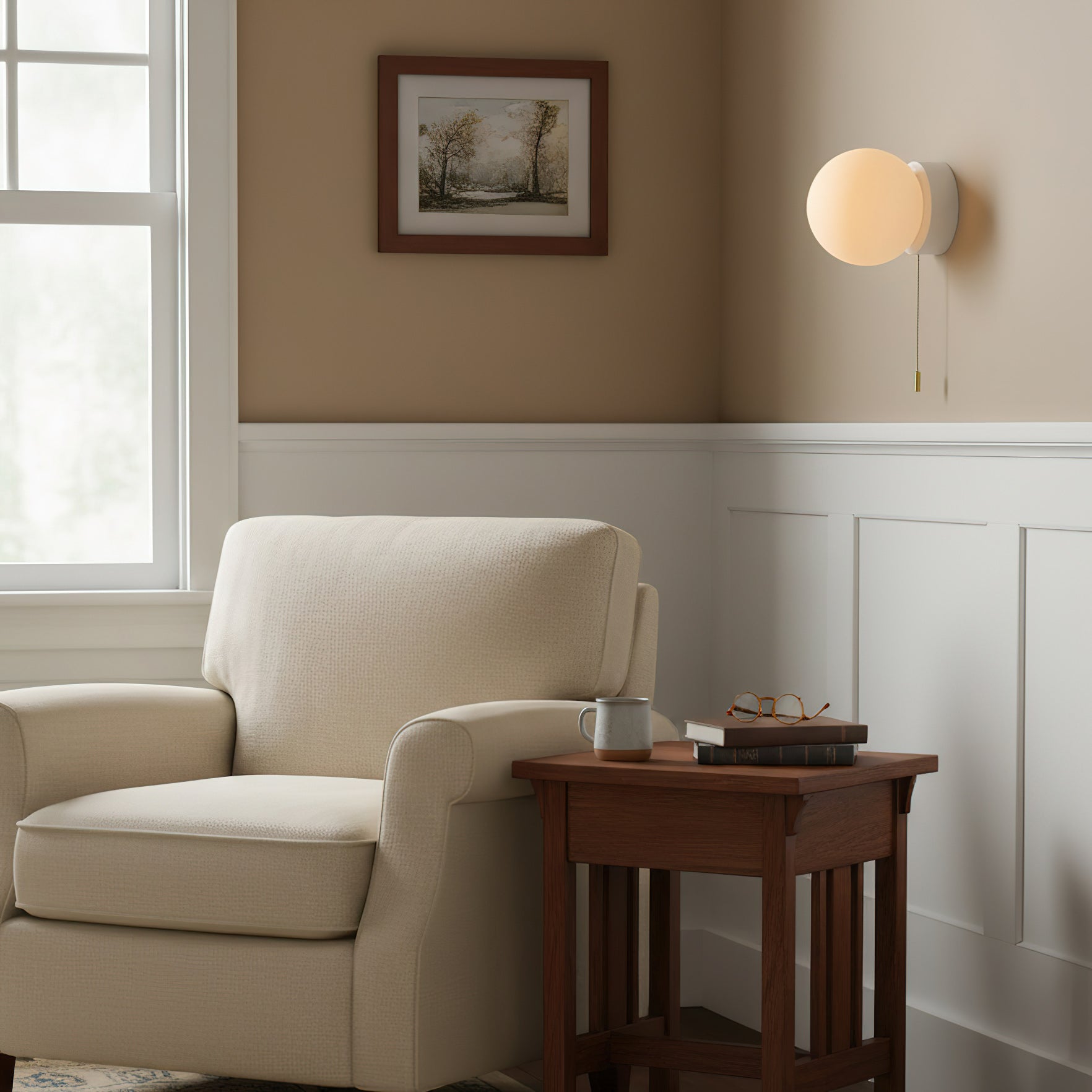 Moorsa Glass Globe Wall Sconce