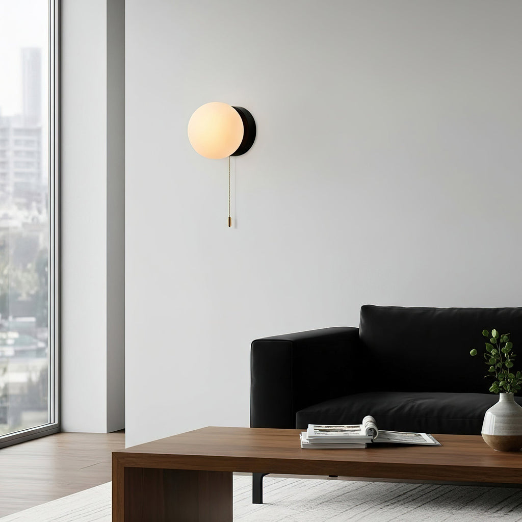 Moorsa Glass Globe Wall Sconce