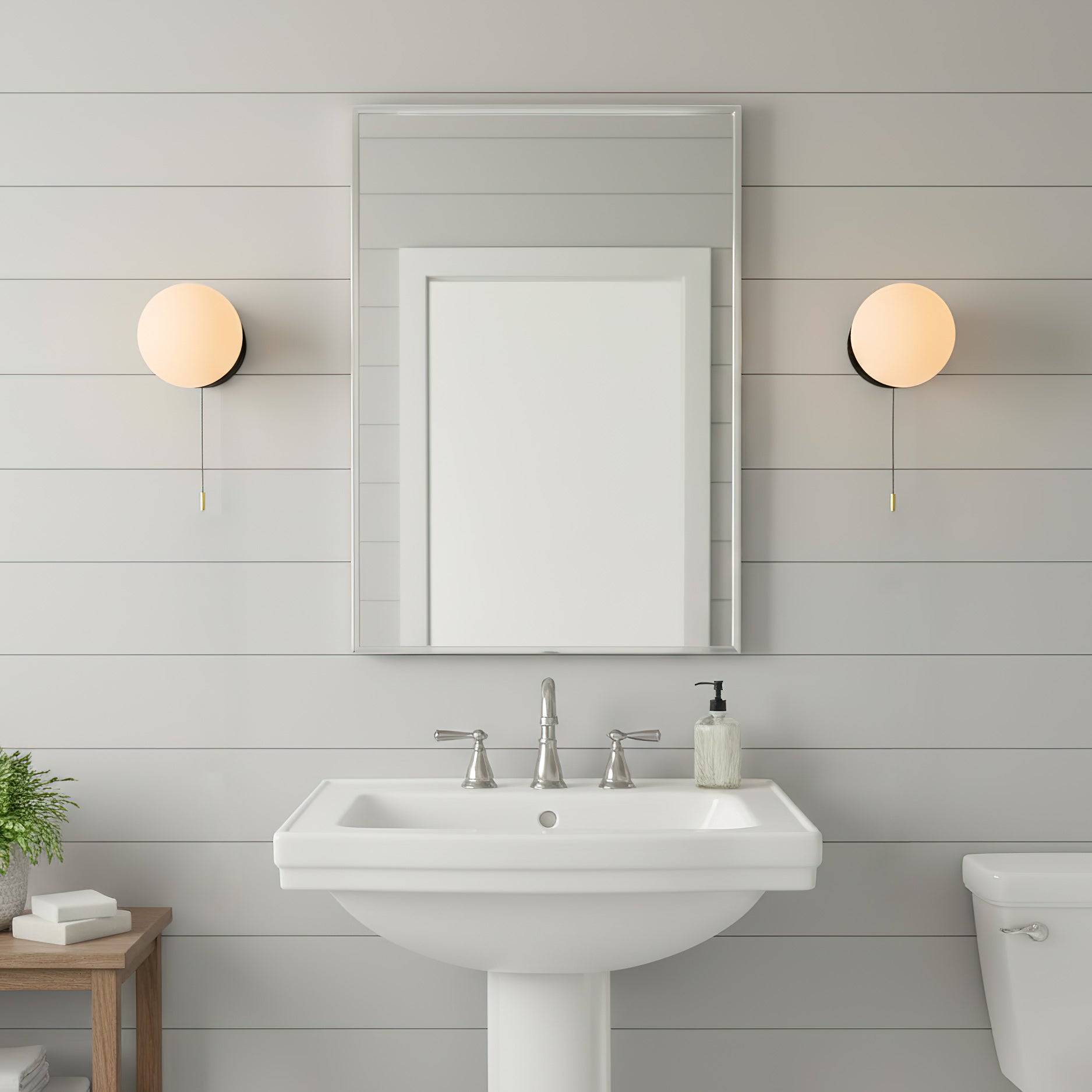 Moorsa Glass Globe Wall Sconce