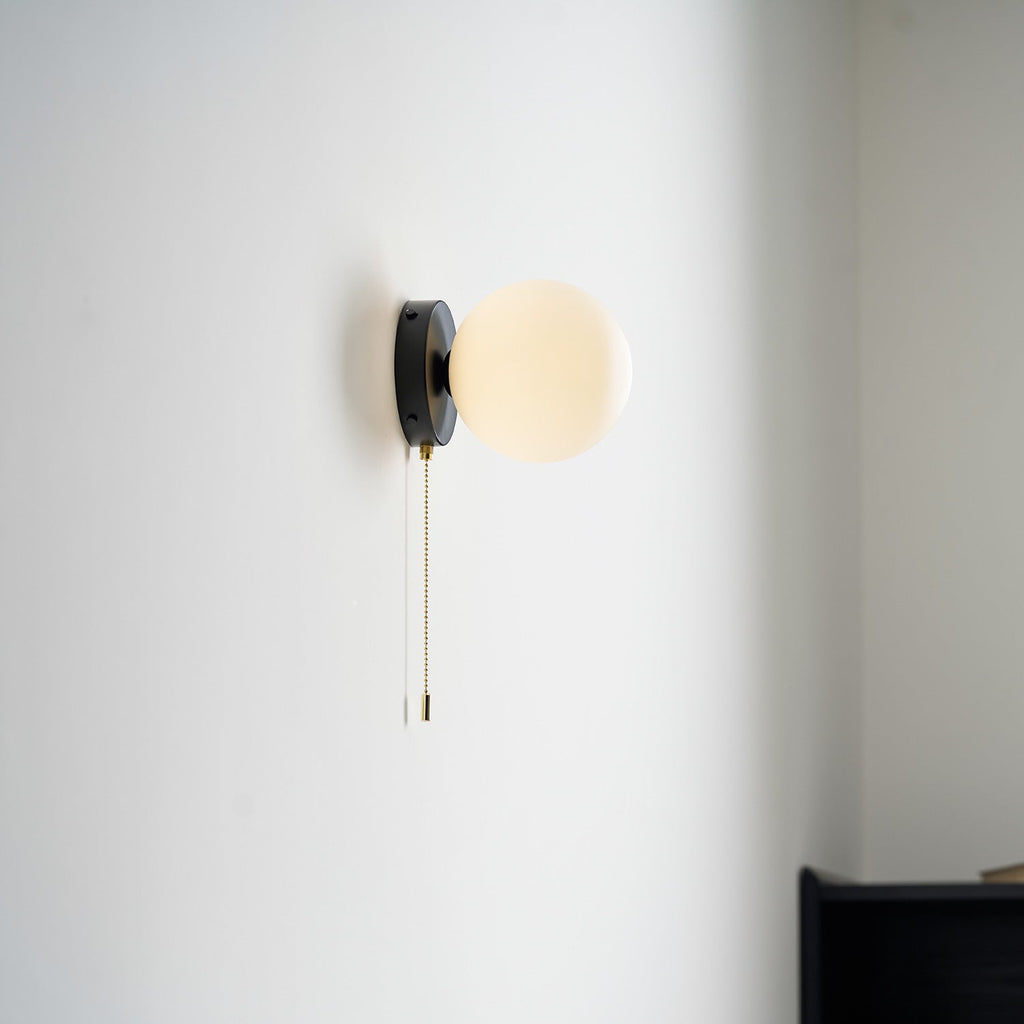 Moorsa Glass Globe Wall Sconce