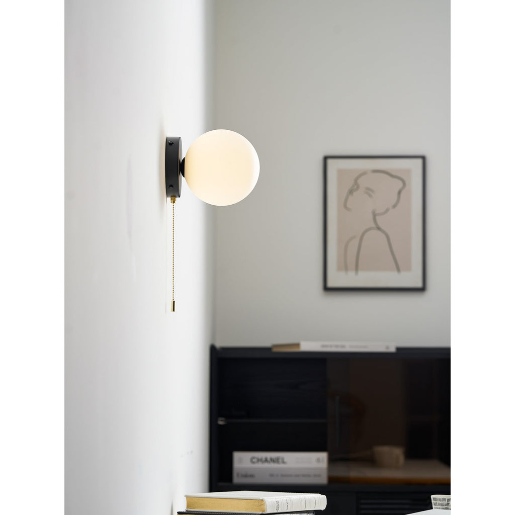 Moorsa Glass Globe Wall Sconce