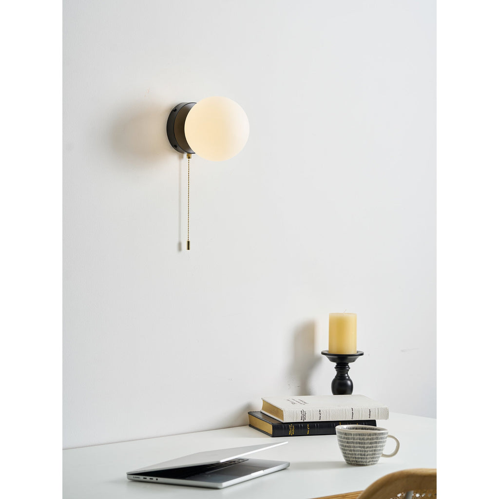 Moorsa Glass Globe Wall Sconce