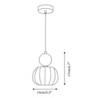 Yuna Pendant Lamp | Organic Acrylic Design, Warm Diffused Light