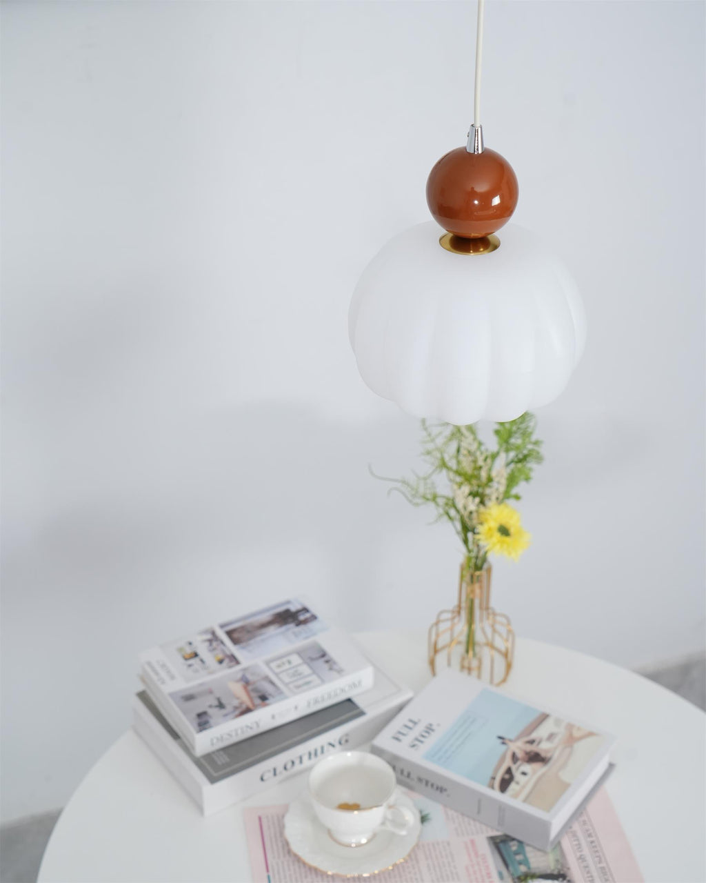 Yuna Pendant Lamp | Organic Acrylic Design, Warm Diffused Light