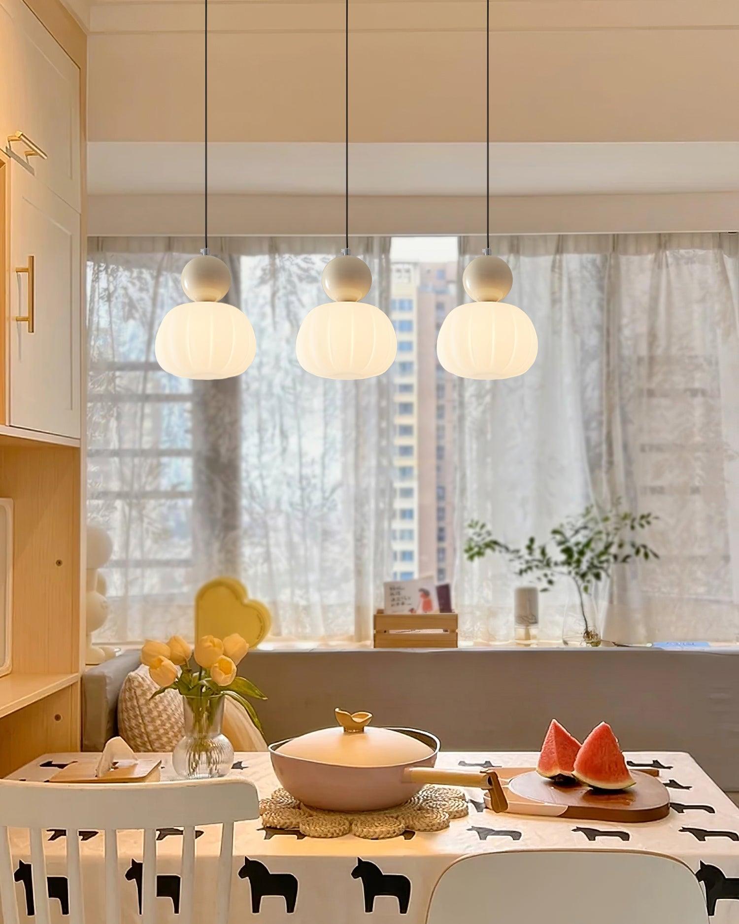 Yuna Pendant Lamp | Organic Acrylic Design, Warm Diffused Light