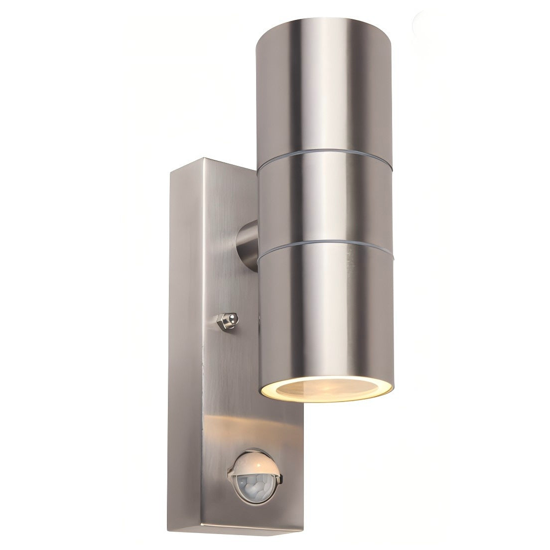 Outdoor Wall Lamp Stainless Steel PIR Motion Sensor GU10 Wired