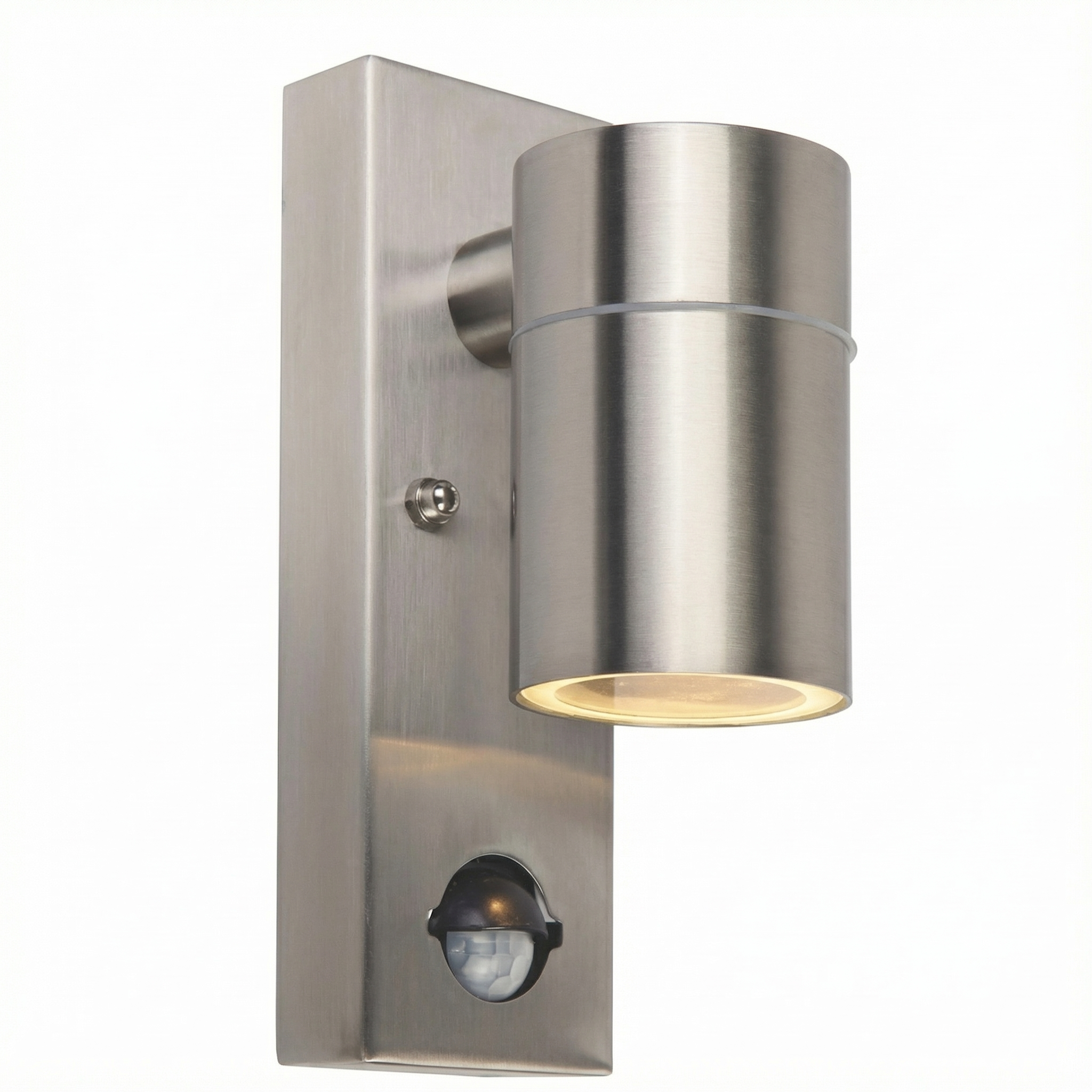Outdoor Wall Lamp Stainless Steel PIR Motion Sensor GU10 Wired
