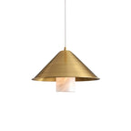Mozelle Brass & Marble Pendant Lamp