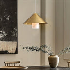 Mozelle Brass & Marble Pendant Lamp