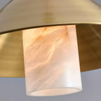 Mozelle Brass & Marble Pendant Lamp