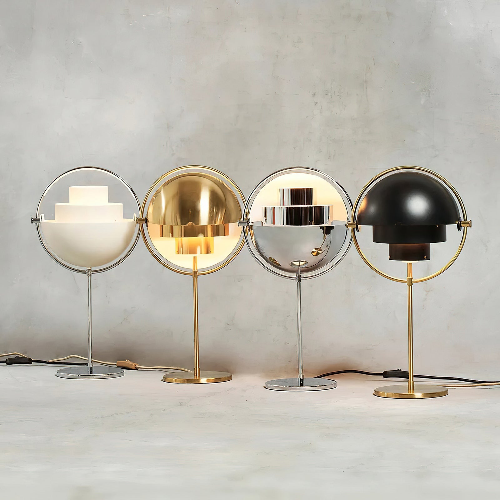 Multi-lite Adjustable Iron Table Lamp