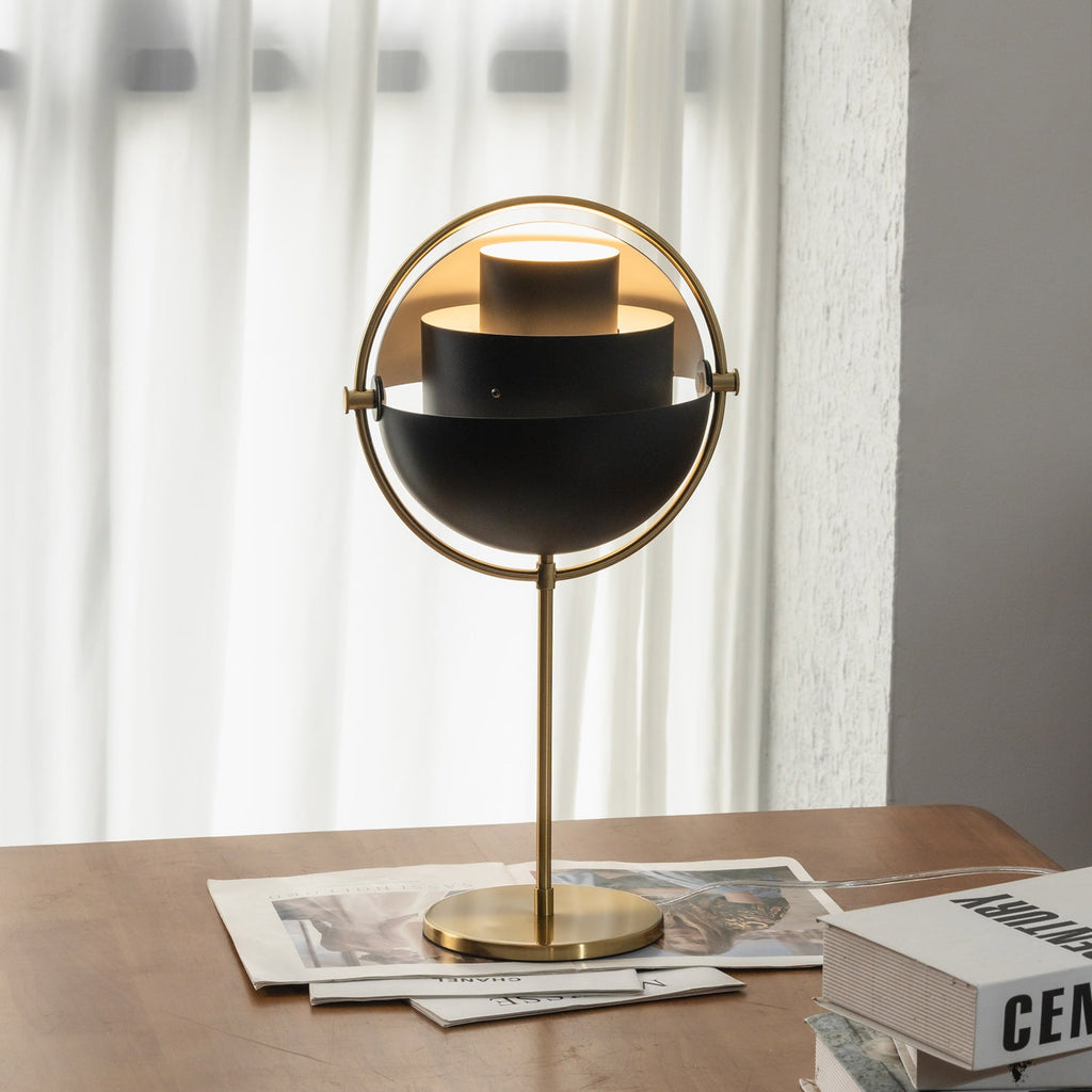 Multi-lite Adjustable Iron Table Lamp