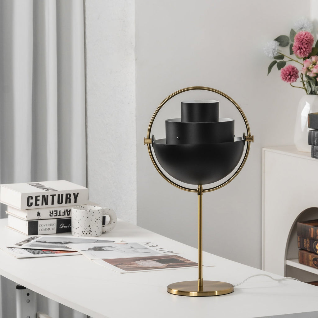 Multi-lite Adjustable Iron Table Lamp