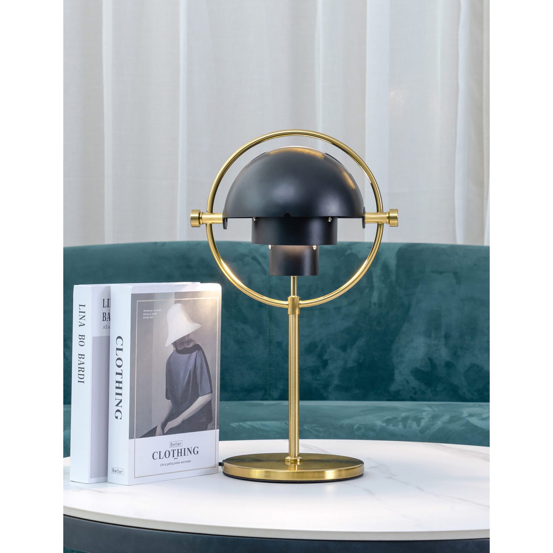 Multi-lite Adjustable Iron Table Lamp